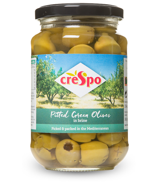 Crespo Pitted Green Olives 354g