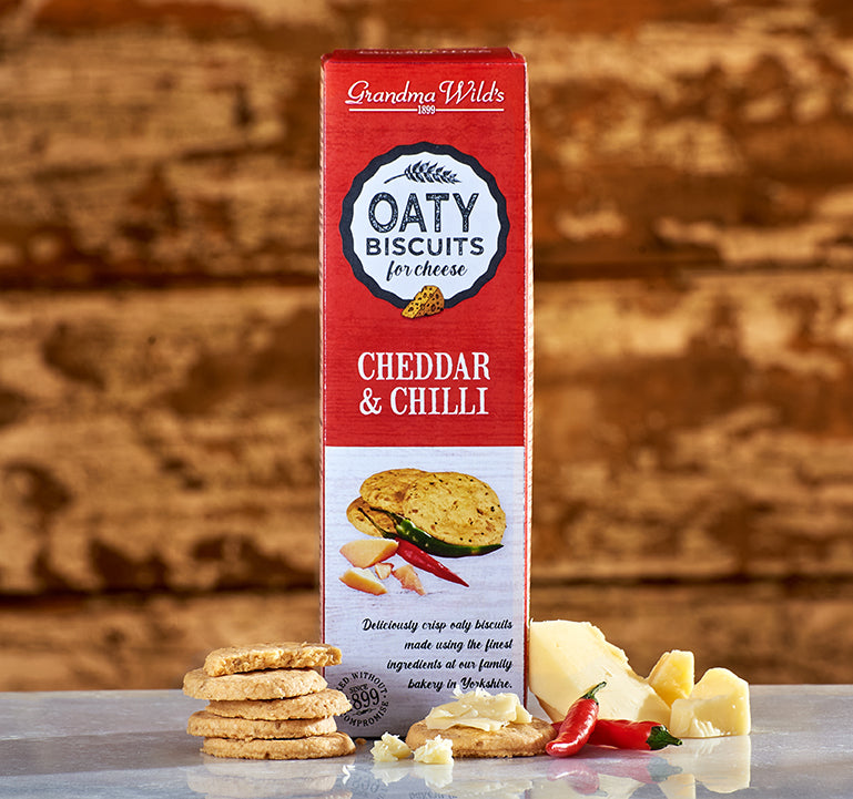 G Wilds Oaty Biscuits Cheese & Chilli 130g