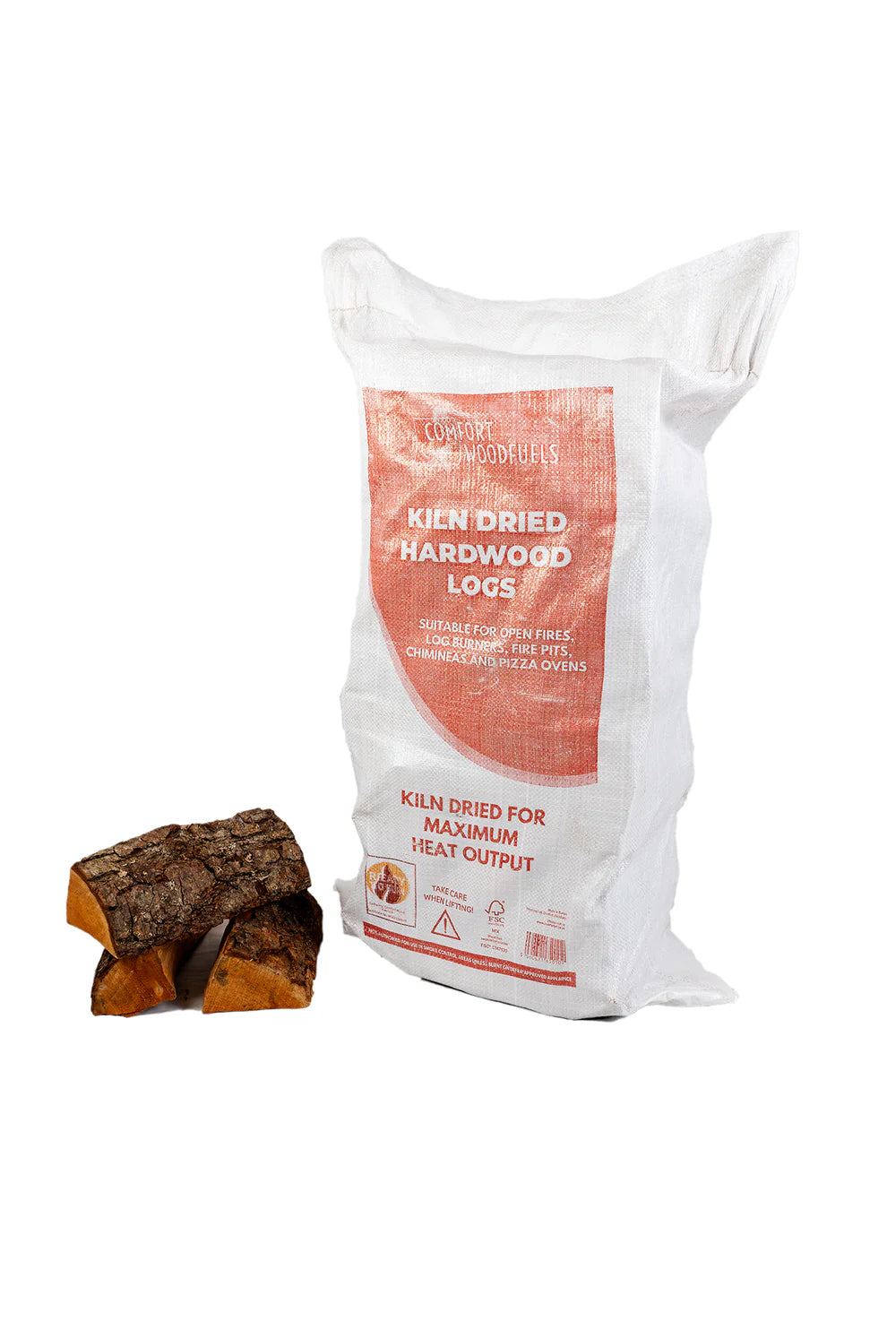 Comfort Wood Fuels Kiln Dried Hardwood Logs Large 60L