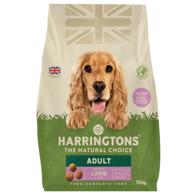 Harringtons Lamb & Rice Dry Adult Dog Food 15kg