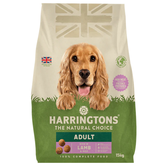 Harringtons Lamb & Rice Dry Adult Dog Food 15kg