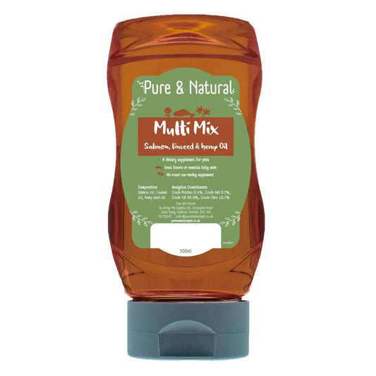Pure & Natural Multi Mix Salmon, Linseed & Hemp Oil 300ml