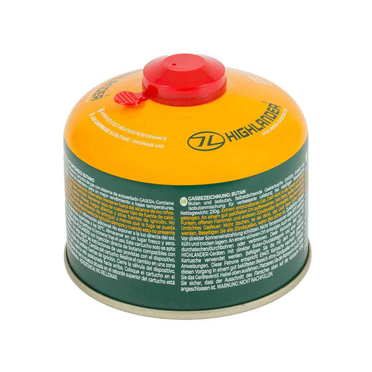 Highlander Camping Valved Gas Cartridge 230g