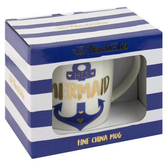 Nauticalia London Ceramic His Mermaid Mug