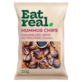 Eat Real Hummus Chips Onion & Balsamic 110g