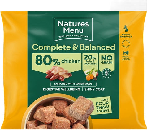 Natures Menu, Complete & Balanced 80-20 Chicken 1kg