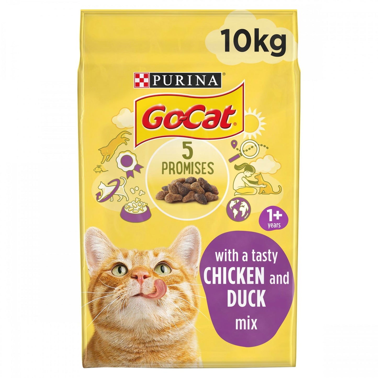 Purina Go Cat, Chicken & Duck- 10kg