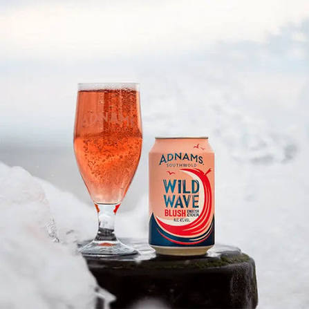 Adnams Wild Wave Blush Cider Cans 330ml