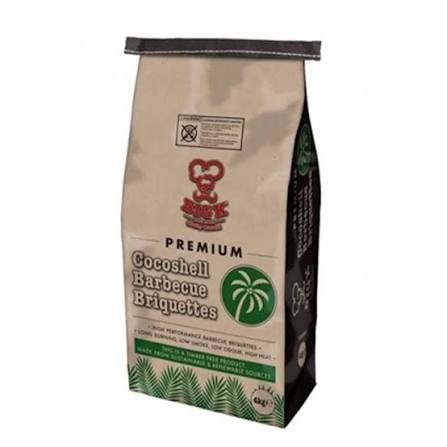 4kg Coconut Shell Charcoal Briquettes