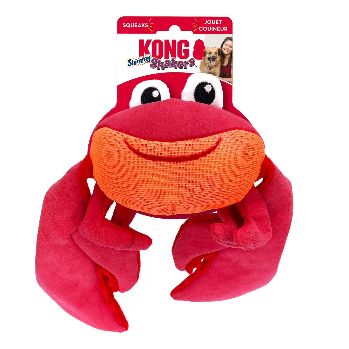 Kong Shimmy Shakers Crab Medium