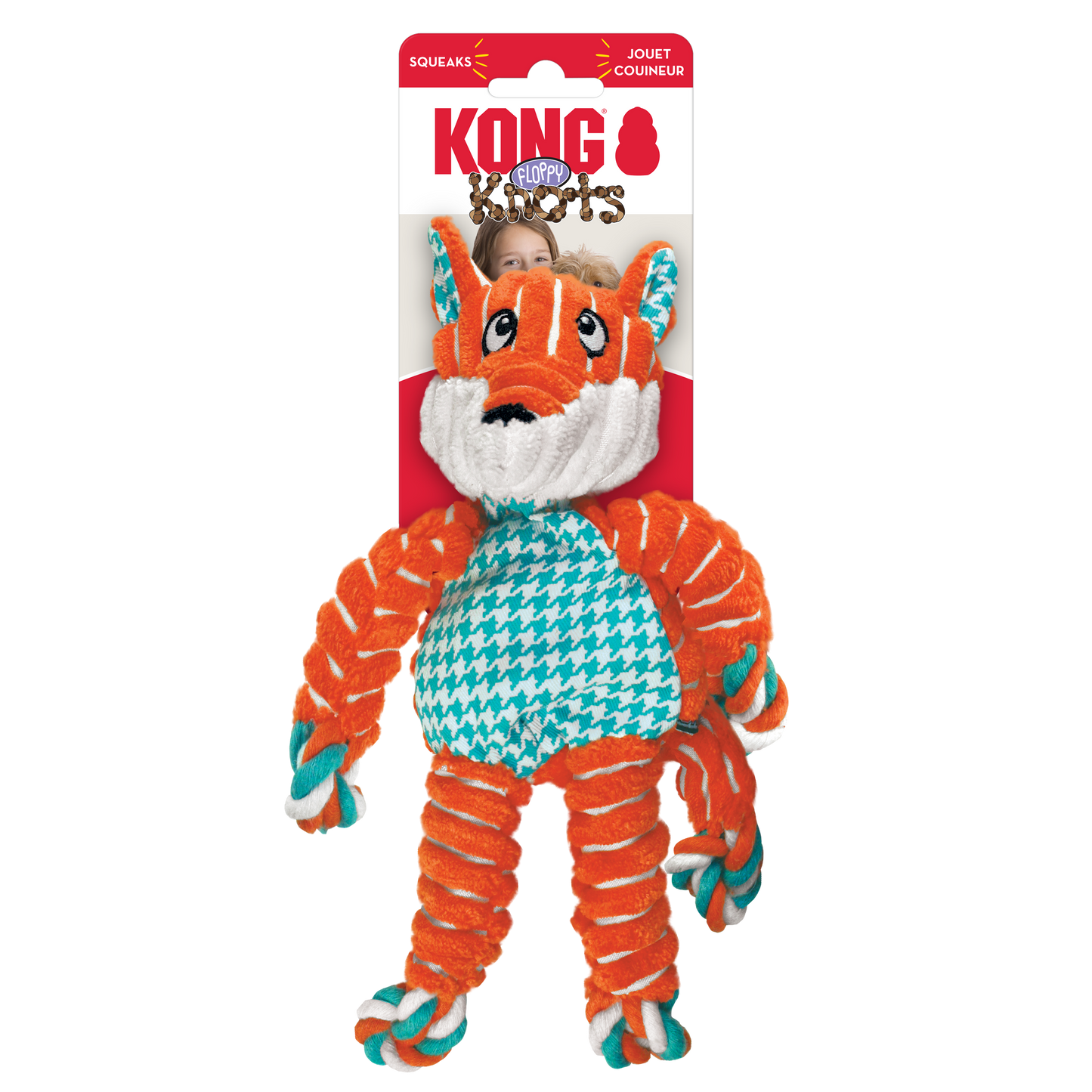 KONG Floppy Knots Fox Small/Medium