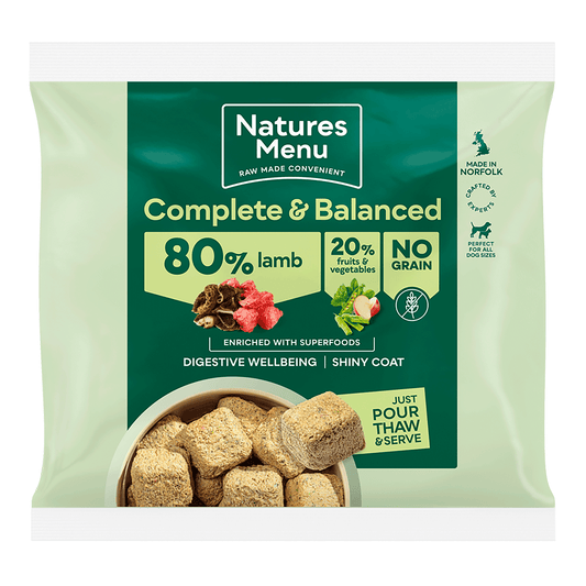 Natures Menu 80-20 Lamb Nuggets 1kg