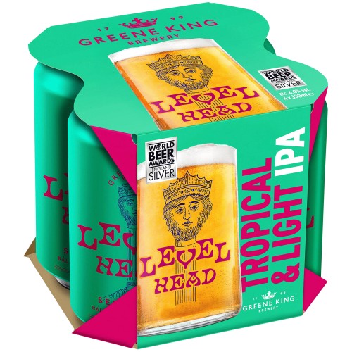Greene King Level Head 330ml x4