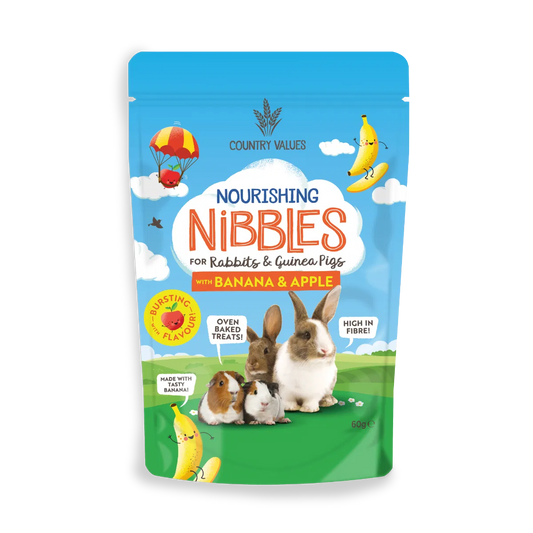 Burgess Country Value Nourishing Nibbles Banana & Apple Treats 60g
