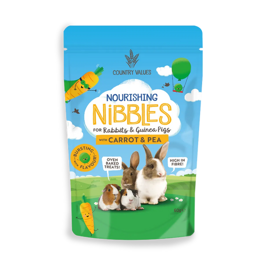 Burgess Country Value Nourishing Nibbles Carrot & Pea Treats 60g