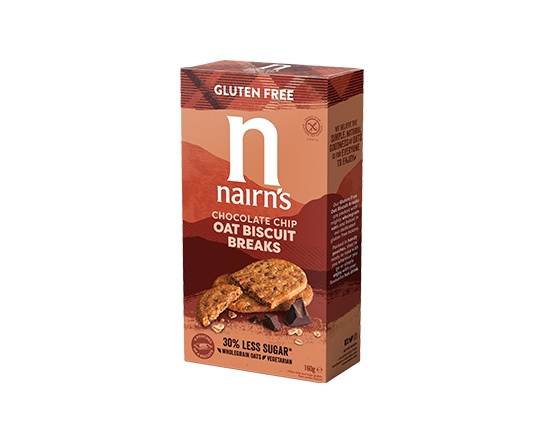 Nairns Oaties Choc Chip Gluten Free Biscuits 160g