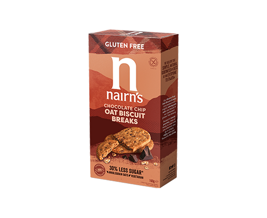 Nairns Oaties Choc Chip Gluten Free Biscuits 160g