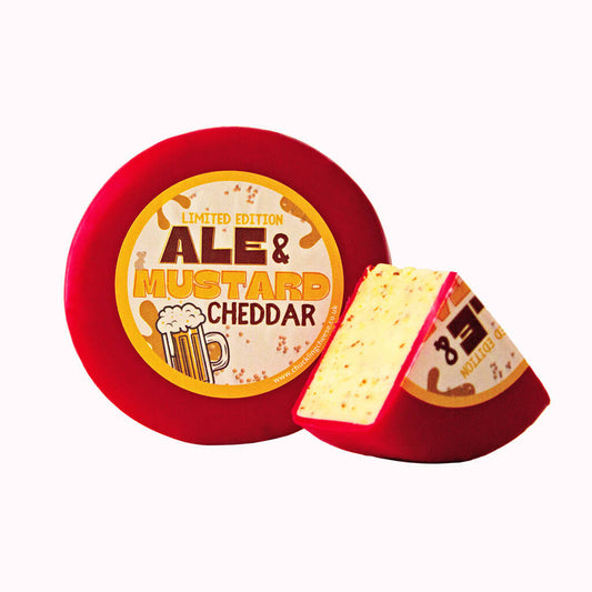 Our Ale & Mustard Cheddar Cheese 200g