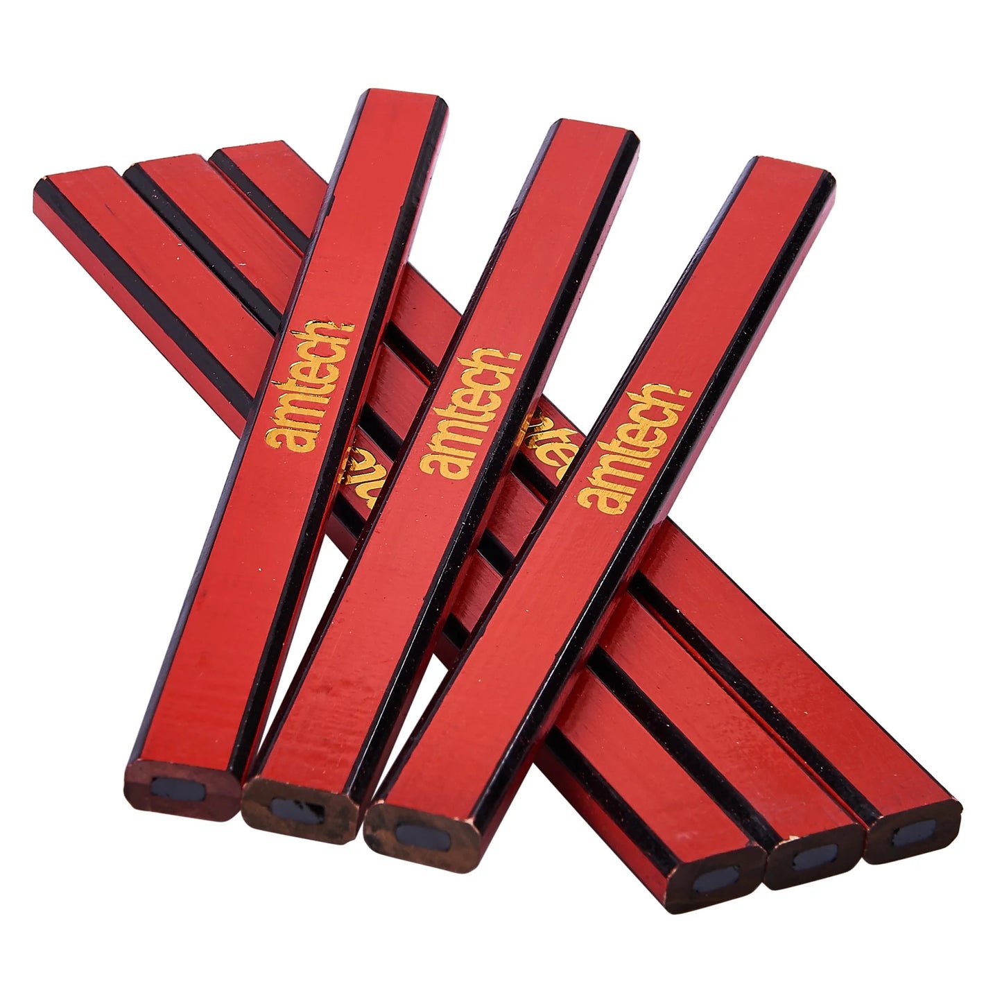 Amtech Carpenters Pencil Set x6