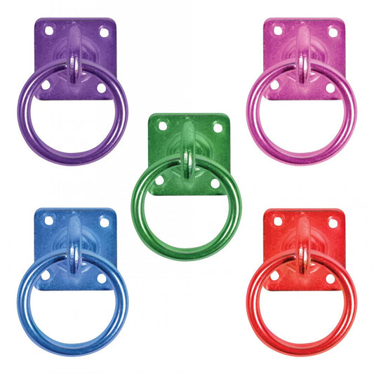 Perry 2x Swivel Tie Rings On Plate 50mmx50mm