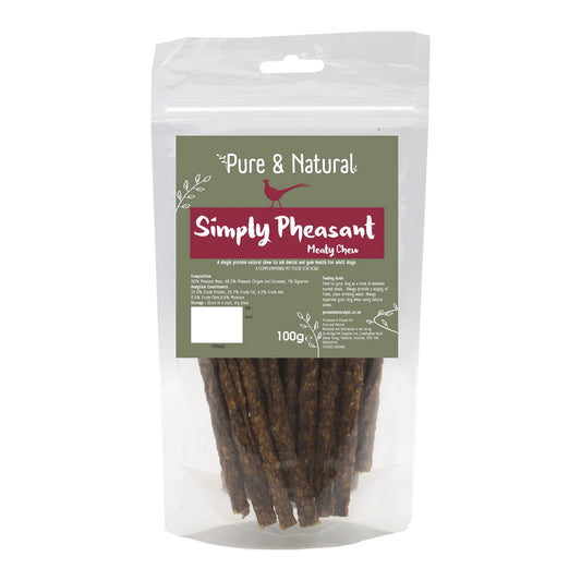Pure & Natural Simply Pheasant Chew 100g