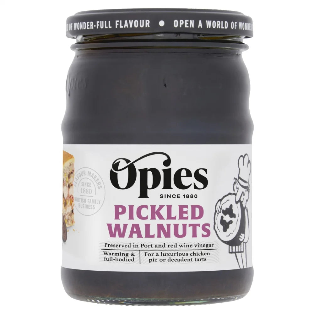 Opies Pickled Walnuts In Ruby Port 370g