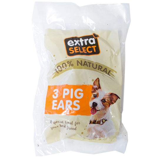 Extra Select Pigs Ears 3pk