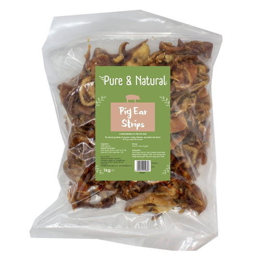 Pure & Natural Pig Ear Strips
