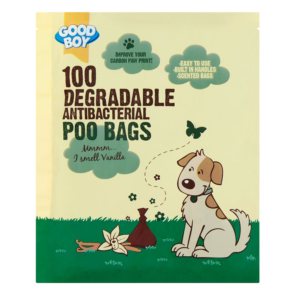 Good Boy Vanilla Scented Antibacterial Poo Bags x100