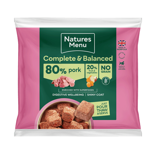 Natures Menu 80-20 Pork Nuggets 1kg