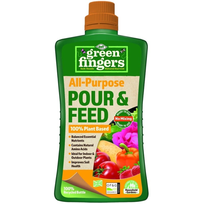 Doff Greenfingers Organic Multi Purpose Pour & Feed 1 Litre