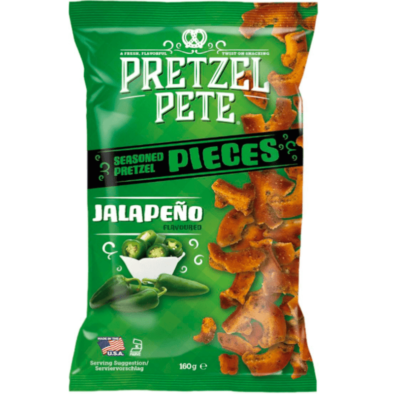 Pretzel Pete Jalapeno Pieces 160g