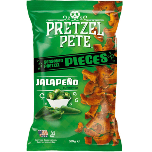 Pretzel Pete Jalapeno Pieces 160g