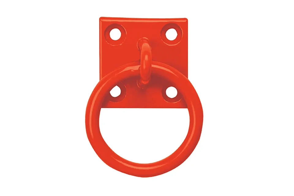 Perry 2x Swivel Tie Rings On Plate 50mmx50mm