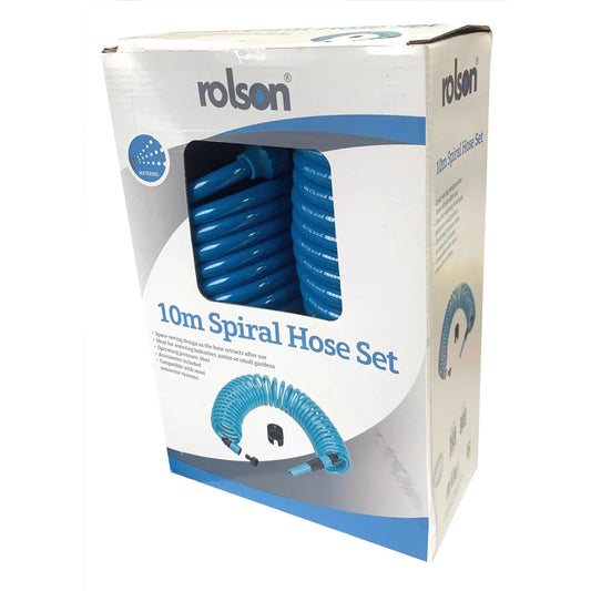 Rolson Spiral Hose Set 10m