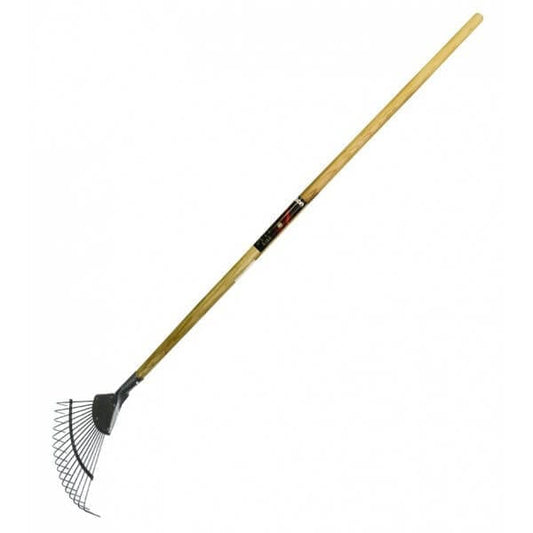 Rolson Cardon Steel Leaf Rake With Ash Handle