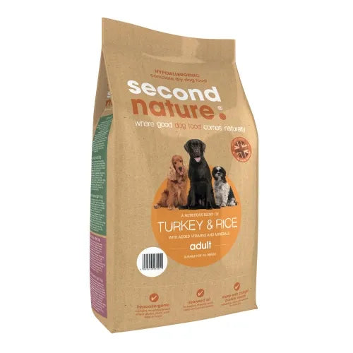 Second Nature Turkey & Rice 2kg
