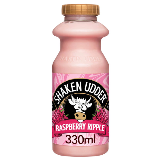 Shaken Udder Rasp Ripple Milkshake 330ml