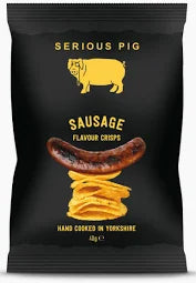 Serious Pig Sausage Flavour Crisps 40g