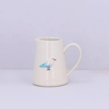 Gisela Graham Seagull Stoneware Mini Jug