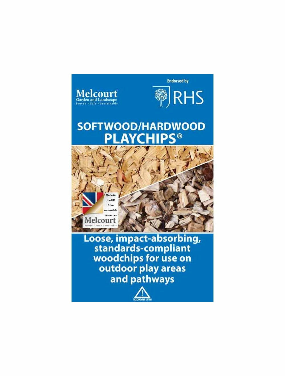 Melcourt Softwood & Hardwood Play Bark 60L