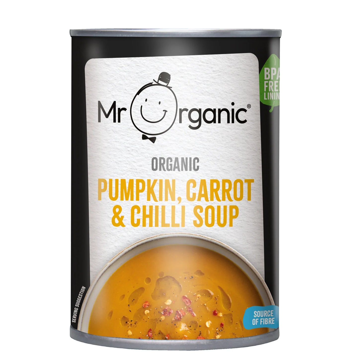 Mr Organic Pumpkin,Carrot & Chilli Soup 400g