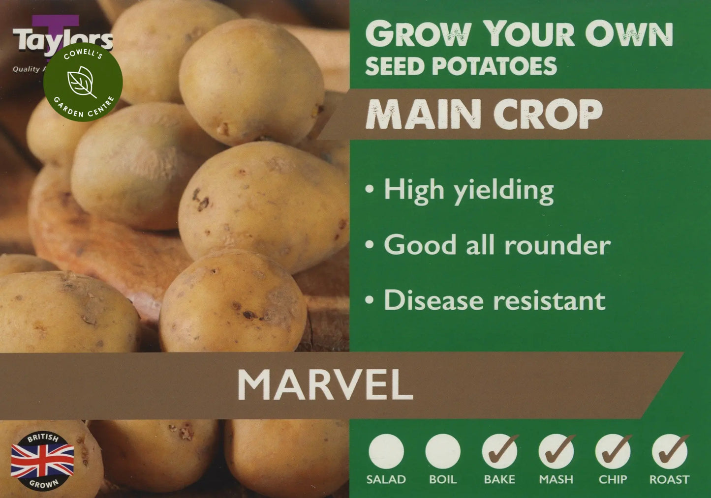 Taylors Seed Potatoes "Marvel" 2kg