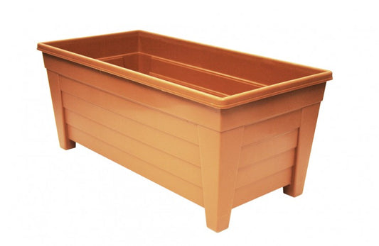 Grosvenor Trough Planter Terracotta 55cm