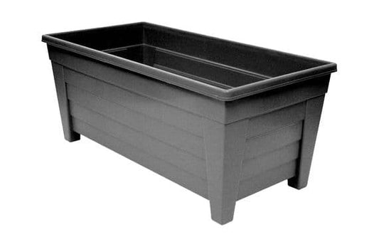 Grosvenor Trough Planter Black 55cm