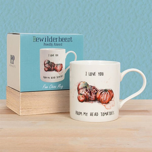 Love you Tomatoes Fine China Mug
