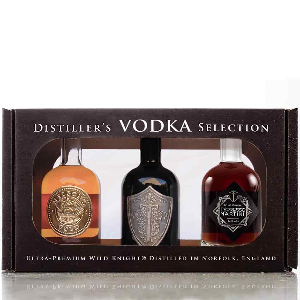 Wild Knight Vodka Gift Set 3x 50ml – Mersea Farm Shop & Country Stores
