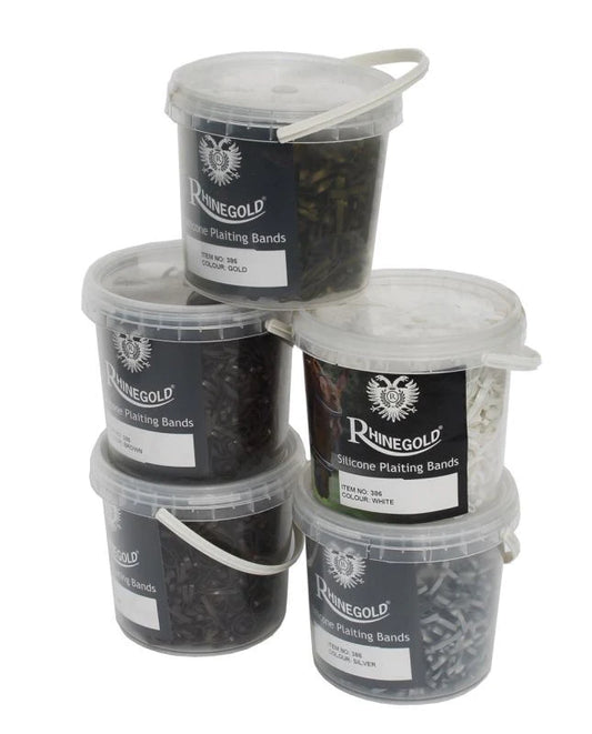 Rhinegold, Silicone Plaiting Bands Tub