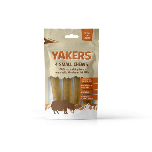 Yakers Small Milk Dog Chews x4