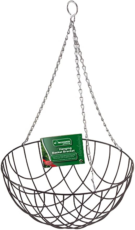 Kingfisher Wire Hanging Basket Without Liner 14"